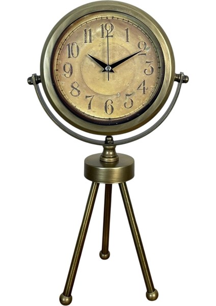 Zentime Eskitme Vintage Üç Ayaklı Masa Saati fiyatları
