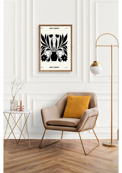 Çiçek Ahşap Çerçeveli Tablo fiyatları