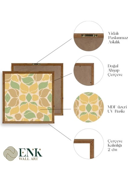 Desen Ahşap Çerçeveli Tablo fırsatları