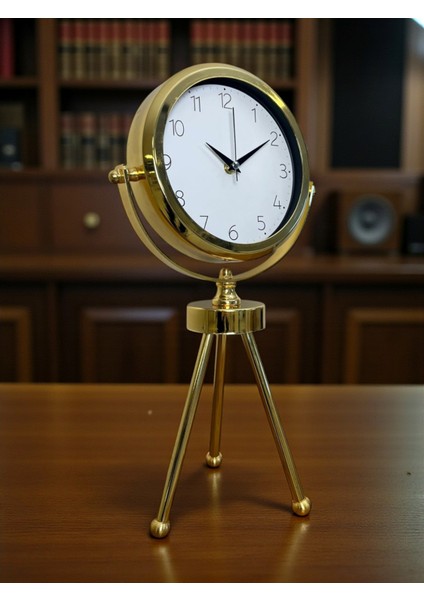 Zentime Gold Lüks Üç Ayaklı Masa Saati modelleri