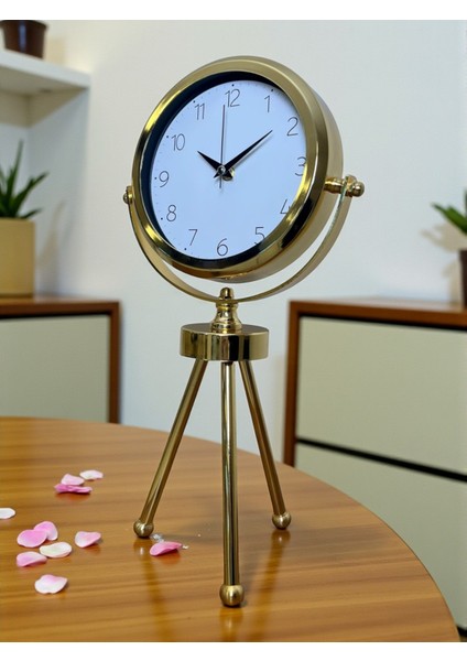 Zentime Gold Lüks Üç Ayaklı Masa Saati fırsatları