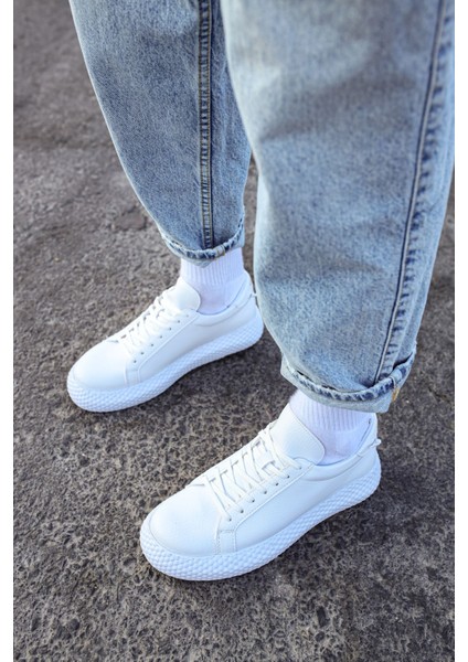 CH107 - Cbt Felibord Erkek Ayakkabı Beyaz / Beyaz fiyatları