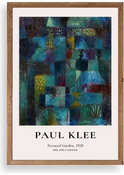 Paul Klee Ahşap Çerçeveli Tablo