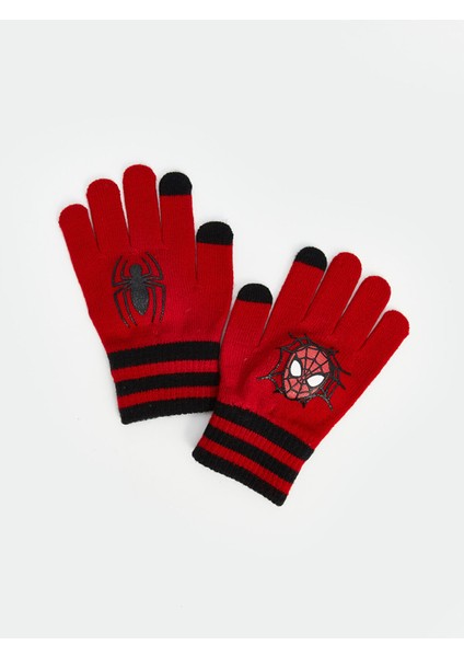 Yeni Sezon Spider-Man Baskılı Erkek Çocuk Eldiven