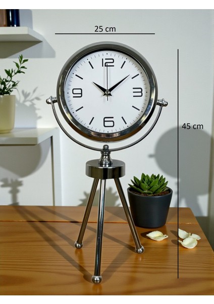 Zentime Krom Şık Üç Ayaklı Masa Saati indirimleri