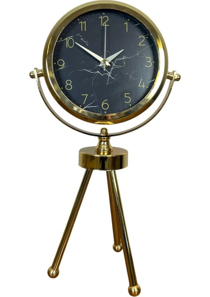 Zentime Gold Lüks Üç Ayaklı Masa Saati fiyatları