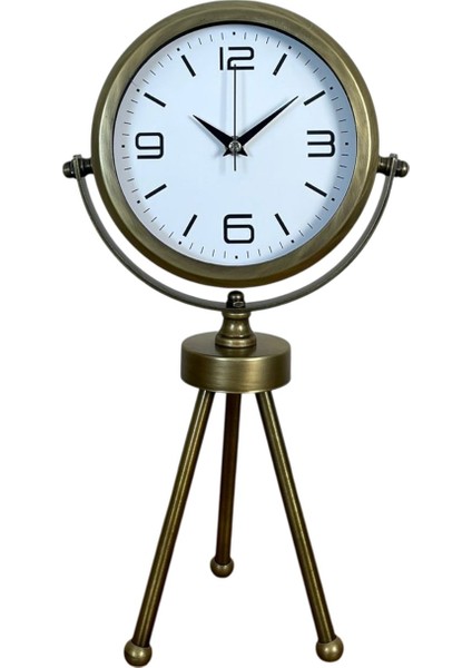 Zentime Eskitme Vintage Üç Ayaklı Masa Saati fiyatları