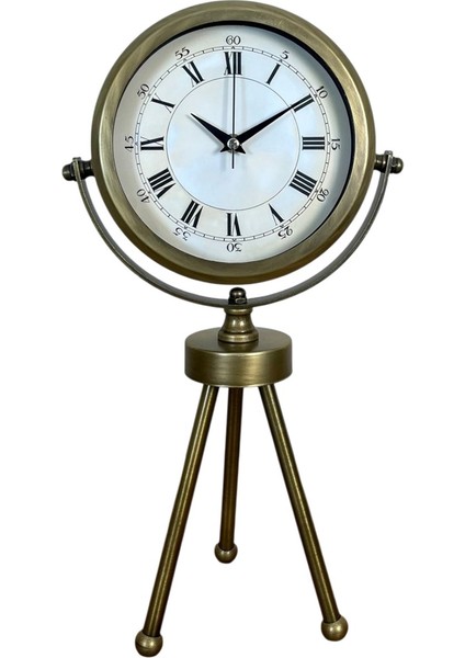 Zentime Eskitme Vintage Üç Ayaklı Masa Saati fiyatları