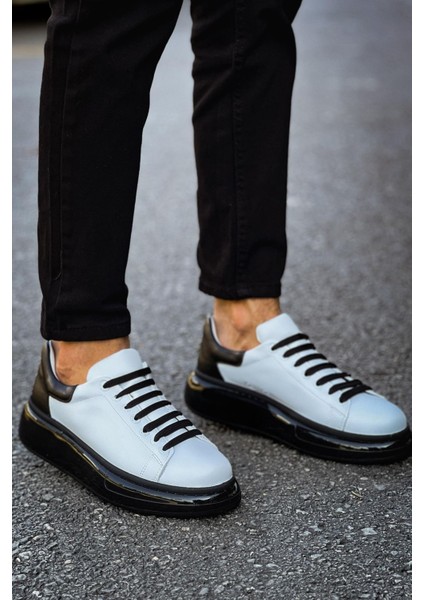 CH295 - Cst Sollıevo Erkek Ayakkabı Beyaz/sıyah