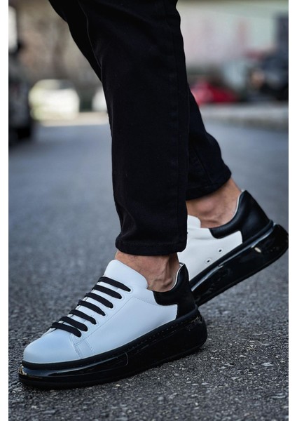 CH295 - Cst Sollıevo Erkek Ayakkabı Beyaz/sıyah modelleri