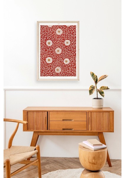 Çiçekler Ahşap Çerçeveli Tablo modelleri