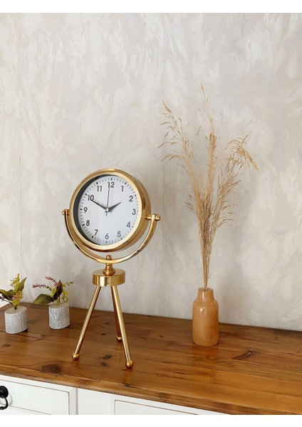 Zentime Gold Lüks Üç Ayaklı Masa Saati fırsatları