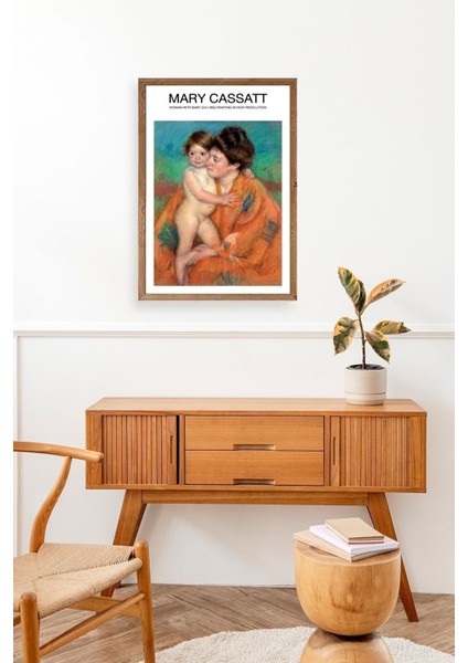 Mary Cassatt Ahşap Çerçeveli Tablo fiyatları
