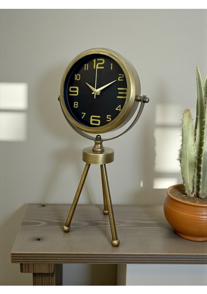 Zentime Eskitme Vintage Üç Ayaklı Masa Saati modelleri