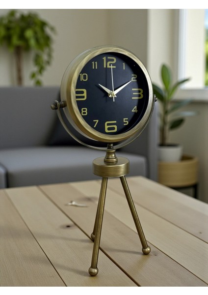 Zentime Eskitme Vintage Üç Ayaklı Masa Saati fırsatları