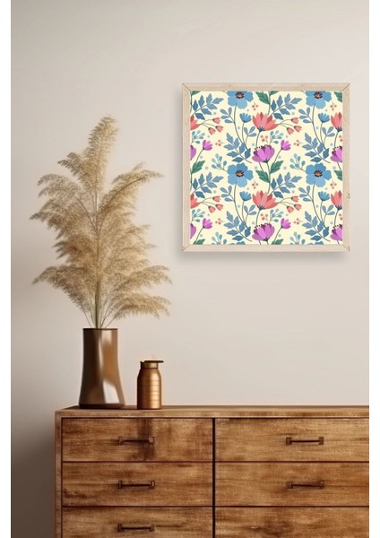 Çiçek Ahşap Çerçeveli Tablo fiyatları