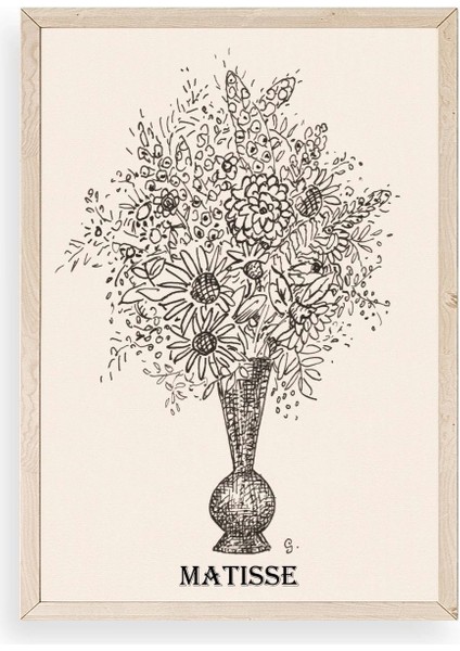 Matisse Ahşap Çerçeveli Tablo