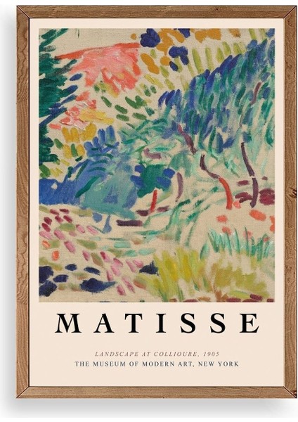 Matisse Ahşap Çerçeveli Tablo