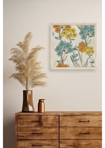 Çiçek Ahşap Çerçeveli Tablo fiyatları