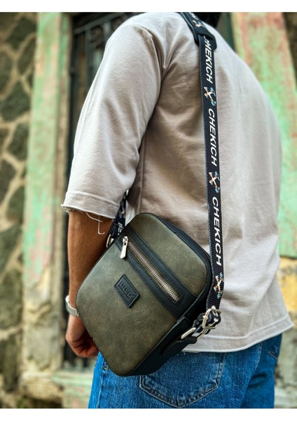 CH102 - Stealht Kare Erkek Çanta Sıyah / Hakı modelleri