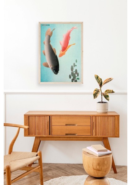 Ohara Koson Ahşap Çerçeveli Tablo fiyatları