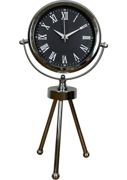 Zentime Krom Şık Üç Ayaklı Masa Saati fiyatları