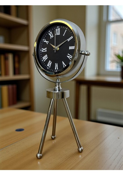 Zentime Krom Şık Üç Ayaklı Masa Saati fırsatları