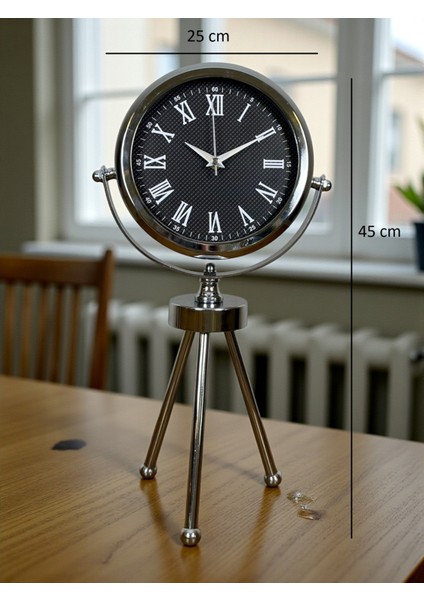 Zentime Krom Şık Üç Ayaklı Masa Saati indirimleri