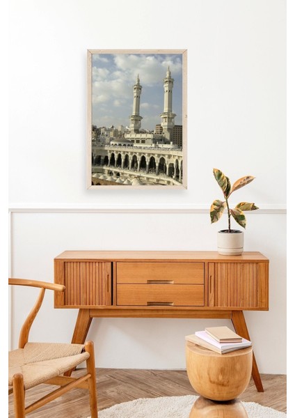 Kabe Camii Ahşap Çerçeveli Tablo fiyatları