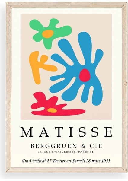 Fransız Ahşap Çerçeveli Tablo