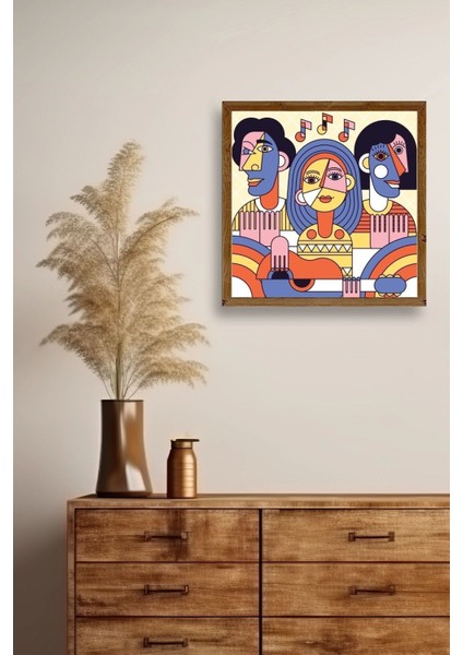 Modern Ahşap Çerçeveli Tablo fiyatları