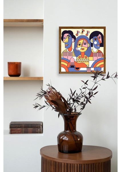 Modern Ahşap Çerçeveli Tablo modelleri