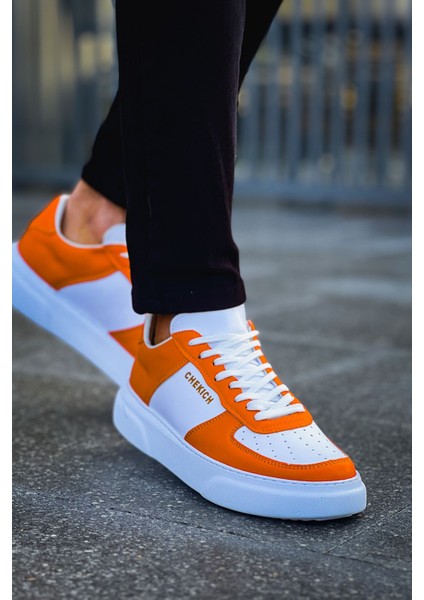 CH087 - Fbt Kenton Erkek Ayakkabı Beyaz/turuncu fiyatları