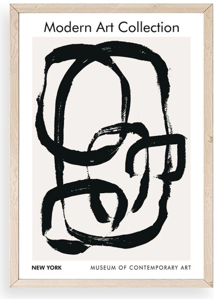 Modern Ahşap Çerçeveli Tablo