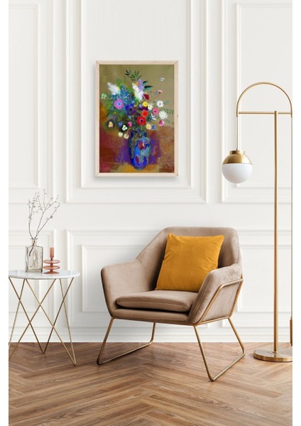 Çiçekler Ahşap Çerçeveli Tablo fiyatları