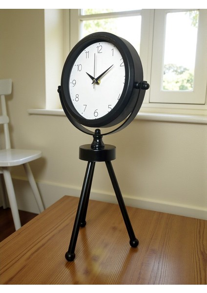 Zentime Siyah Zarif Üç Ayaklı Masa Saati fırsatları