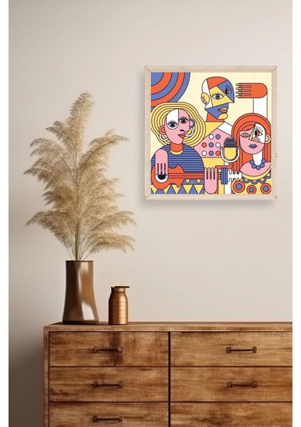 Modern Ahşap Çerçeveli Tablo fiyatları