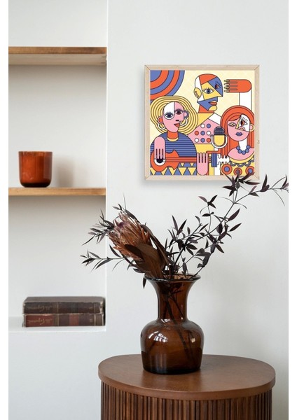 Modern Ahşap Çerçeveli Tablo modelleri