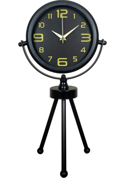 Zentime Siyah Zarif Üç Ayaklı Masa Saati fiyatları