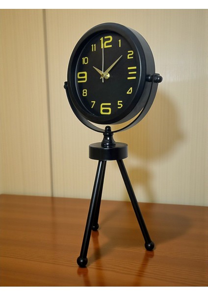 Zentime Siyah Zarif Üç Ayaklı Masa Saati fırsatları