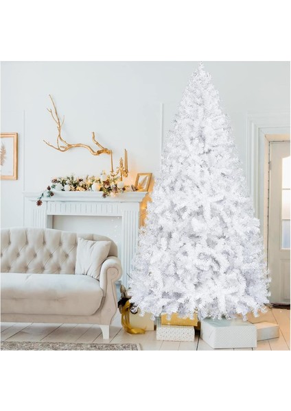 150 cm Kutulu Metal Ayak Dal Yılbaşı Ağacı Gür Dallı Noel Yılbaşı Çam Ağacı Beyaz fiyatları