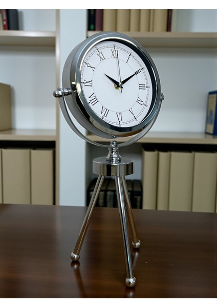 Zentime Krom Şık Üç Ayaklı Masa Saati fırsatları