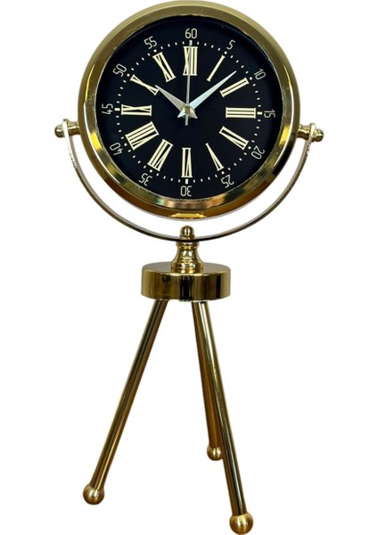 Zentime Gold Lüks Üç Ayaklı Masa Saati fiyatları