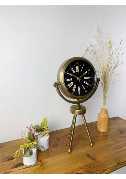Zentime Eskitme Vintage Üç Ayaklı Duvar Saati modelleri