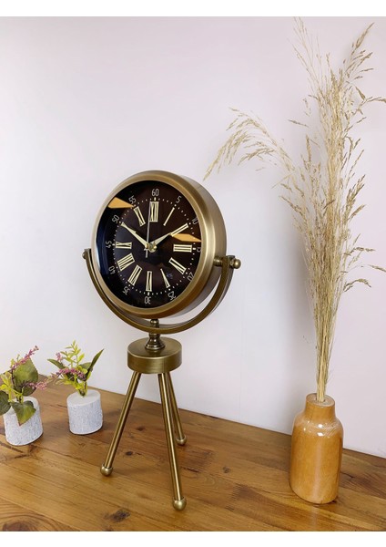 Zentime Eskitme Vintage Üç Ayaklı Duvar Saati fırsatları