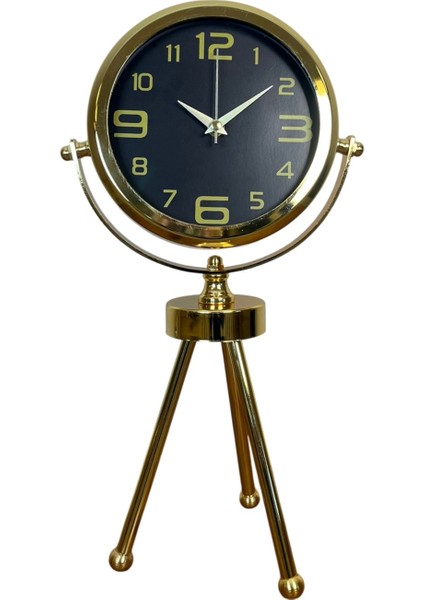 Zentime Gold Lüks Üç Ayaklı Masa Saati fiyatları