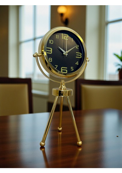 Zentime Gold Lüks Üç Ayaklı Masa Saati modelleri