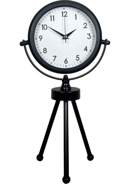 Zentime Siyah Zarif Üç Ayaklı Masa Saati fiyatları