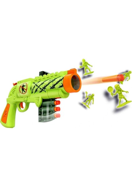 Zombie 9 Mermili Sünger Dart Atan Silah 31 cm fiyatları