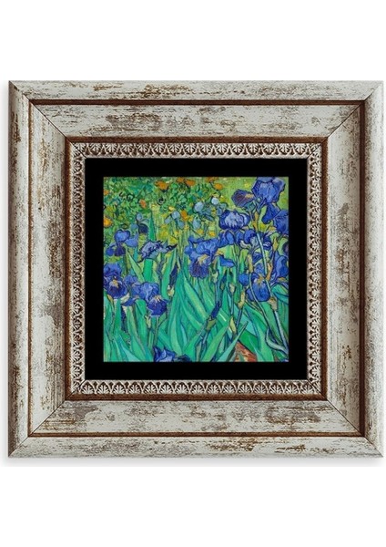 Van Gogh Çerçeveli Taş Tablo